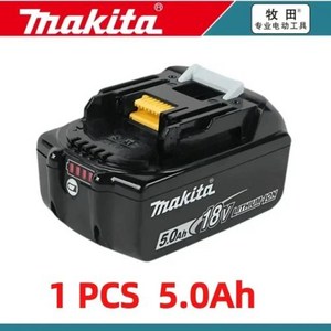 전동 공구용 충전식 배터리 BL1830 BL1830B BL1840 BL1840B BL1850 BL1850B 용 100 18V 9.0Ah, 9) Makita 5Ah, 한개옵션1