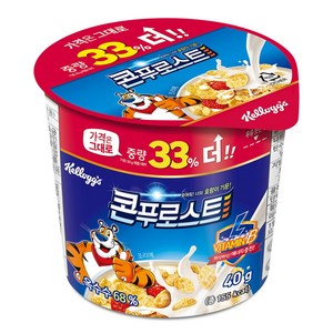 콘푸로스트 컵 시리얼, 40g, 1개