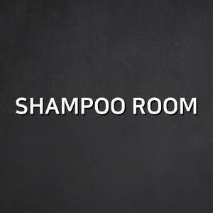 스튜디오투명 관계자 외 출입금지 아크릴사인 흰색, SHAMPOO ROOM, 1개