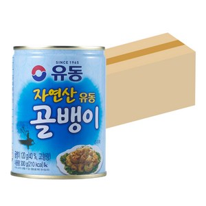 유동 자연산 골뱅이, 300g, 24개