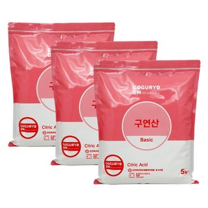 고구려디엠 실속형 구연산 베이직 5kg x 1개, 6개