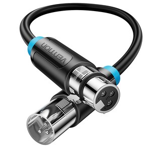 벤션 XLR 캐논 M F 마이크 연장 오디오 케이블 BBF, 1.5m, 1개