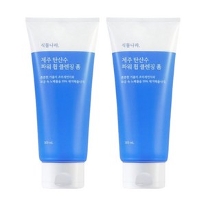 식물나라 제주탄산수 파워휩 클렌징폼150m, 150ml, 2개