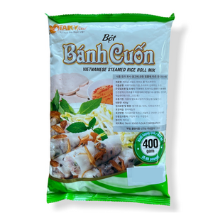 TAIKYFOOD 베트남 스팀드 라이스 롤 믹스파우더 400g VIETNAM BOT BANH CUON STEAMD RICE ROLL MIX, 1개