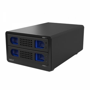 NEXTU NEXT-802U3 RAID 외장 HDD 2베이 USB3.0 데이터 스토리지 2.5형 3.5형, 1개