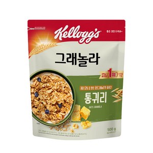 켈로그 통귀리 그래놀라 시리얼, 500g, 3개