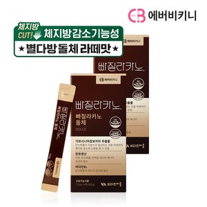 에버비키니 빠질라카노 돌체 라떼맛 가르시니아 다이어트 커피 14포, 2박스, 105g