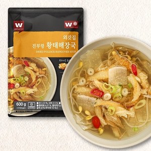 [외갓집] 진부령 황태 해장국 600g X 2팩, 2개