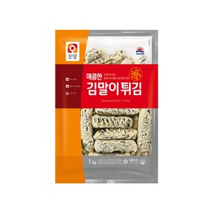 [퀴클리몰] 사조오양 매콤한 김말이 튀김, 1kg, 2개