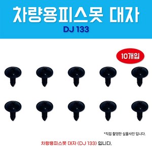 카박사/DJ-133/자동차보도/5X16/태핑나사/10개/대자/와샤붙이/피스/차량용피스못/검정피스못/자동차피스못, 10개