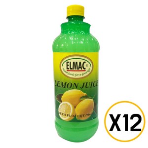 엘막 착즙 레몬주스 946ml, 12개