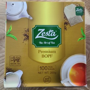 홍차 Ceylon Tea Zesta Tea bags 실론티 티백 worldfood, 1개, 200g, 100개입