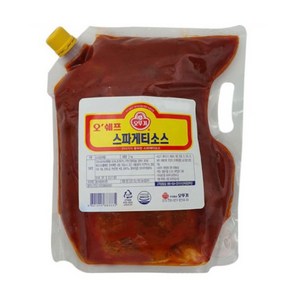 (실온)[오뚜기]오쉐프 스파게티소스2kg, 2개, 2kg