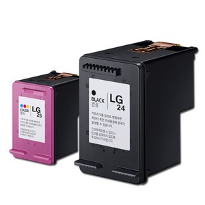 [대박토너] LG24 LG24XL LG25XL 대용량 LG재생잉크, LG24 1.5배_검정, 1개