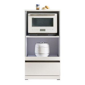 에체1200 광파오븐렌지대 / 주방수납장 / 식탁렌지대, 크림화이트, 3단