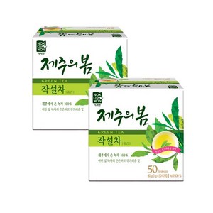 [녹차원] 제주의봄작설차 50티백 x 2팩, 1g, 50개입, 2개