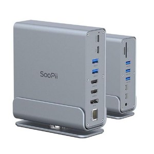 Soopii 15in1 USB4 C타입 멀티 포트 허브 독 썬더볼트 확장 DS151, 1개