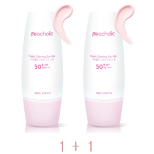 피치홀릭 선 젤 60ml 1+1, 2개