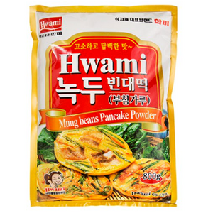 [화미] 녹두빈대떡가루, 800g, 4개