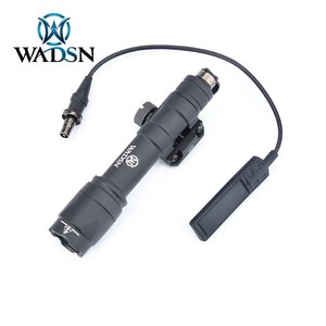 WADSN 손전등 45 오프셋 스카우트 마운트 서파이어 M300 M600 무기 라이트 사이드 베이스 MLOK KEYMOD 사냥 에어소프트 액세서리, [09] BK M600C, 1개