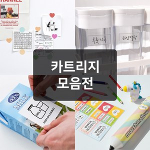 페이지 PAGEE 라벨기 라벨프린터 네임 스티커 프린터 카트리지 리필 용지 22종, 투명 네모7296, 투명 네모7296, 1개