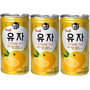 참맑은 유자 업소용 175ml 총90캔, 90개