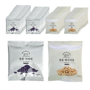 늘봄식품 열풍 서리태 17g 20개 + 열풍 병아리콩 20g 20개