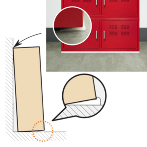 힘찬쇼핑_ 아트사인 가구 쏠림 방지턱 60cm 90cm 120cm r가구받침대 지진방지 지진방지턱 지진대비 가구쓰러짐방지 가구쏠림방지 지진대비용품 가구바닥받침 가구턱받침, 1개, 화이트