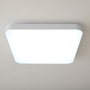 LIGHTING EVER LED 심플 방등 50W, 화이트