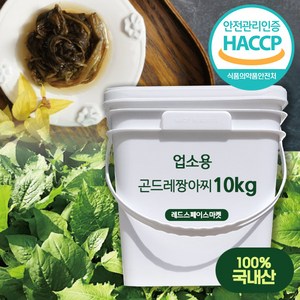 100% 국내산 곤드레 장아찌 업소용 10kg 1통 곤드레절임 대용량반찬, 1개