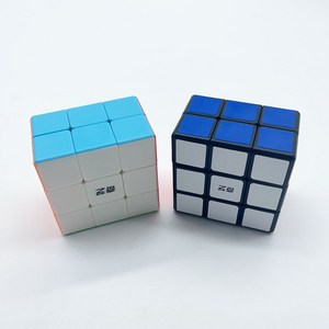 2X3X3 QiYi 치이 233 큐브 루빅스 스피드 큐브 치이큐브 MoFangGe 모팡지/ QiYi 233 Speed Cube 20개이상 구매시 마론 8색펜 1개 증정, 블랙(Black)