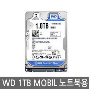 WD MOBILE BLUE 5400/128M/ 노트북하드 WD10SPZX 1TB/SATA3/R, WD 노트북 하드, 1TB