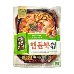 풀무원 반듯한식 햄듬뿍 부대찌개 (460G), 460g, 3개