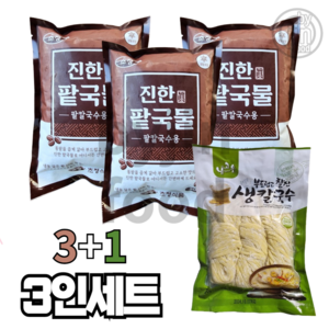 초정식품 진한팥국물+생칼국수 3인분 세트, 1개