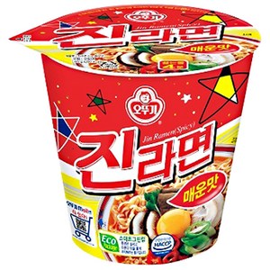 오뚜기 진라면 컵 매운맛 65 g, 50개