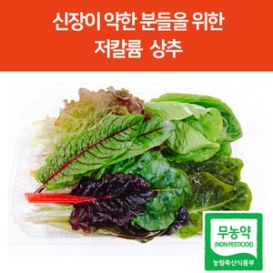 저칼륨채소 신장에좋은음식 샐러드 쌈채소 상추 서유채 아쿠아포닉스, 1개