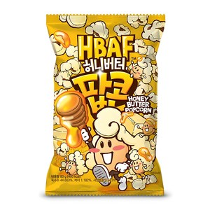 바프 허니버터 팝콘, 80g, 1개