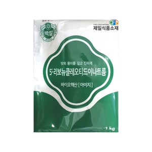 백설 5 리보뉴클레오티드이나트륨 바이오핵산 아이지, 1kg, 1개