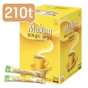 [맥심] 모카골드 커피믹스 210T, 12g, 210개입, 1개