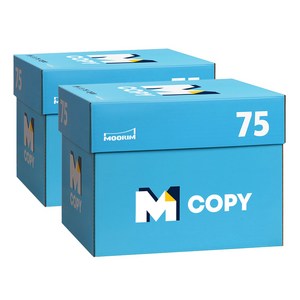 무림제지 M Copy 75g A4용지 에이포 복사용지 2박스 5000매, A4, 5000개