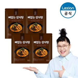 [온작]뼈없는 감자탕, 900g, 4개