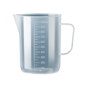 메리붐 플라스틱 비커 계량컵, 1개, 1L, 투명