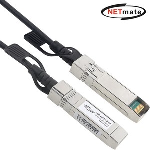 넷메이트 10G SFP+ DAC 광 모듈 케이블 1m NM-DAC101P, 1개