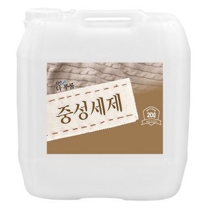 더푸룸 중성세제 액체세탁세제 대용량 울세제, 1개, 20L