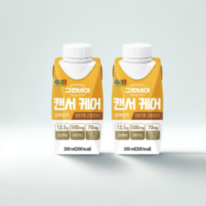 그린비아 캔서 케어 담백한맛 완전균형영양식 200ml, 6개