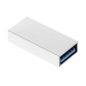 고속 USB 3.0 암에서 암컷 커플러 타입 A 익스텐더 연결 어댑터, [01] 기타, [06] 은, 1개