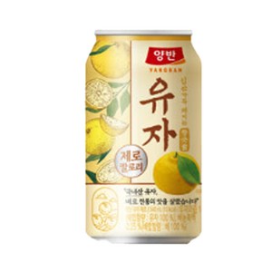 양반 유자 제로 355ml 24입 대량 소량 신제품 전통차, 24개