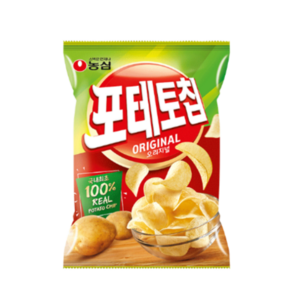 포테토칩 오리지널, 125g, 2개