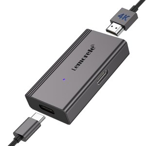 Lemoele HDMI-USB C 4k 60Hz 변환기 어댑터, [01] HDMIUSB C