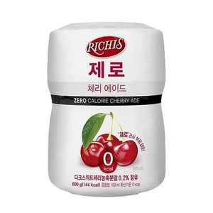 리치스 제로 체리 에이드 분말, 1개, 1개입, 600g